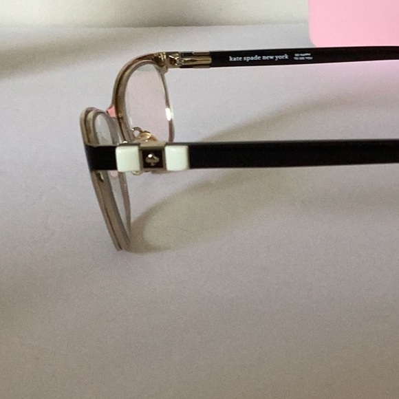 KATE SPADE PERSCRIPTION FRAME GLASSES WITH CASE BOW DETAIL - Picture 5 of 10
